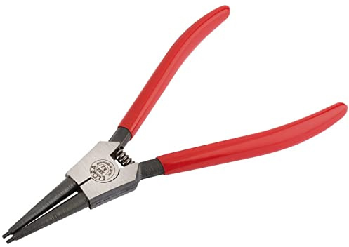Draper 384-A2 19mm-60mm A2 Elora Straight External Circlip Pliers, Blue, 19 mm-60 mm