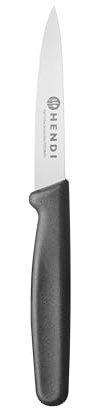 HENDI Cuchillo de pelar - modelo en punta - Negro - 190x10x(H) 20 mm