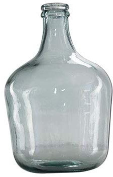 Garrafa Damajuana Lisa 12L Transparente – Vidrio Reciclado – Garrafa de Gran Capacidad y Diseño Clásico – Perfecta para Vino o Decoración