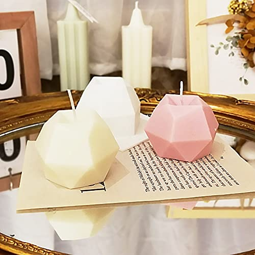 8 Cavity Diamond Polygonal Silicone Cake Mold French Dessert Mousse Pastry Tray Candle Mould Muffin Sweety Baking Tools