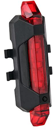 SunaOmni Luci Posteriori Per Bici USB Ricaricabile Luce Posteriore Per Bicicletta Led Posteriore Impermeabile IP67 Spia Di 15 Lumen 4 Modalità