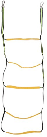 FILFEEL 5-stufige Boots-Strickleiter, Sicher und rutschfest, Faltbare Schwimmleiter für Kajaks und Schlauchboote, Stabil und Langlebig