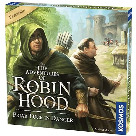 Thames & Kosmos The Adventures of Robin Hood: Friar Tuck in Danger-Erweiterungspaket, Strategiespiel, Familienspiele für Spieleabend, kooperative Brettspiele für Erwachsene und Kinder, für 2 bis 4