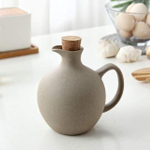 TONZN Bouteille de vinaigre Anti-Fuite, Bouteille de Distributeur de céramique, Huile d'olive/Sauce de soja/vinaigre, distributeur500 ML (Taille : 2) (1)