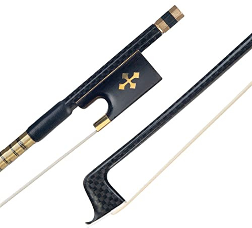 Geigenbogen Carbon Faser Bogengeigebogen Ebony Frosch Brunnenbalance Für 4/4 Geige