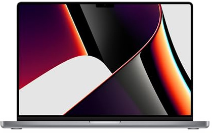 2021 Apple MacBook Pro with Apple M1 Pro Chip (16-inch, 16GB RAM, 1TB Storage) Rymdgrå (QWERTY English) (Renoverad)