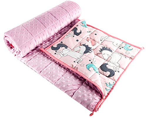 Sleepymoon Weighted Blanket Heavy Blanket (Unicorn, 100 * 150cm-4kg)