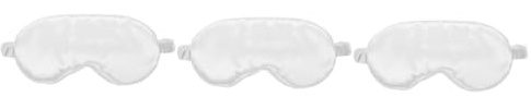 COLLBATH 3 Stücke Schlafmaske Seide Augenmaske Braut Nacht Augenbinde Schattierung Für Männer Frauen Satin
