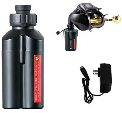 HJGHY 14.8V 3500mAh 7000mAh Electric Fishing Reels Battery Lithium Ion Battery for Sea Fishing Power Assist Reels Battery 14.8V Two-Hole Electric Winch Lithium Battery,14.8V 3500mAh