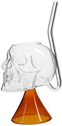 PAMINGONO Verre À Cocktail Tête De Mort, Élégant, Multifonction, Pour Cocktails, Pour Fêtes, Pour Cocktails ...