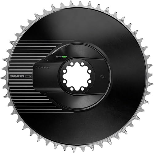 SRAM Corone Quarq Direct Mount Red AXS E1 Aero 46T Direkte Montage Schwarz/Silber