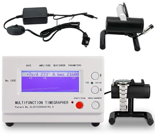 Guarda Lo Strumento di Calibrazione, N.1000 Strumento di Calibrazione del Cronometro di Orologi, Timegrapher Pratico Professionale, Tester di Orologi Multifunzionale, Macchina per Orologi per