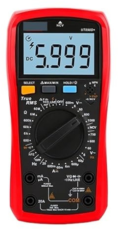 1 multimètre testeur UT890C UT890D+ AC voltmètre numérique condensateur résistance fréquencemètre NCV multimètre(UT890D Plus)
