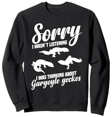 Gargoyle Gecko Reptile Lover | Funny Lizard Pet Owner Sweatshirt