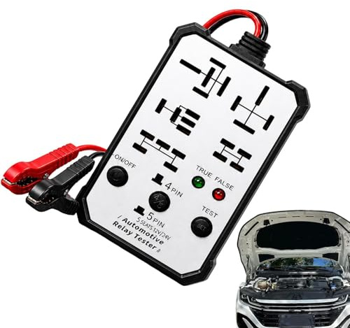 Rilevatore relè automobilistico - Analizzatore di test del segnale integrato, strumento di diagnosi elettrica per auto portatile, dispositivo di monitoraggio dello stato del circuito | Soluzione