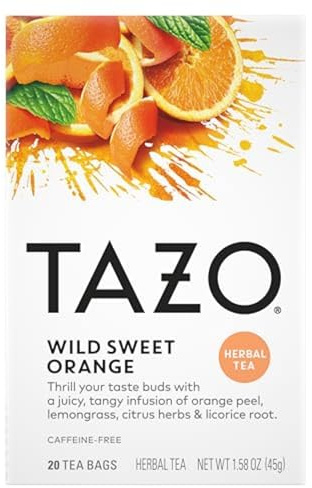 Tazo Wild Sweet Orange Herbal Tea Filterbags (20 count)