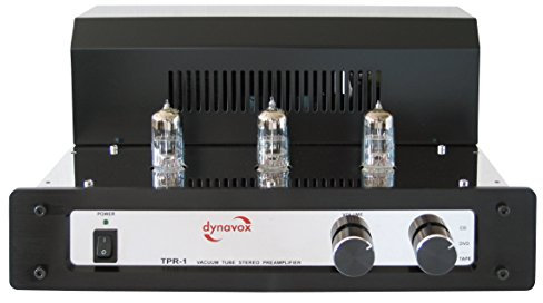 Dynavox TPR-1 - Preamplificatore a tubi, prodotto di importazione tedesca, cromato