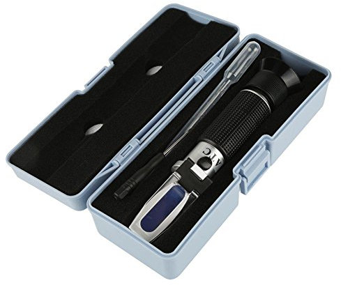 Professional Brix Refractometer Kit 0-20% Honey Beer Fruit Juice Sugar Tester Measurement Device For pH Conductivity TDS Meter