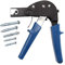 Heavy Duty pistola cava parete cavità muro ancoraggio muro cartongesso fissaggio strumento di fissaggio+3 diversi fissaggi a parete in metallo tasselli (M4* 32mm, M5* 52mm, M6* 65mm)