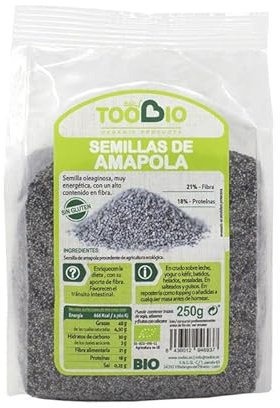 TOOBIO 8436012946937 - Semina di papavero, 250 g. Bio, Plastica