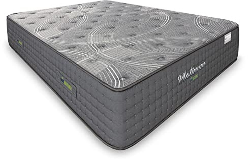 Matnature | Platinum | Colchón Gran Confort Pro Múltiple Descanso | Muelles Ensacados y Viscoelástica | Altura 30 cm | Transpirable, Antideslizante y Antiácaros (135 x 180 cm)