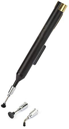 Vakuum-Saugstift Lötentlötpumpe Sucker IC SMD Vakuum-Saugstift-Entferner-Werkzeug LP-200 Manuelles Saugpumpen-Aufnahmewerkzeug mit 3 Saugköpfen