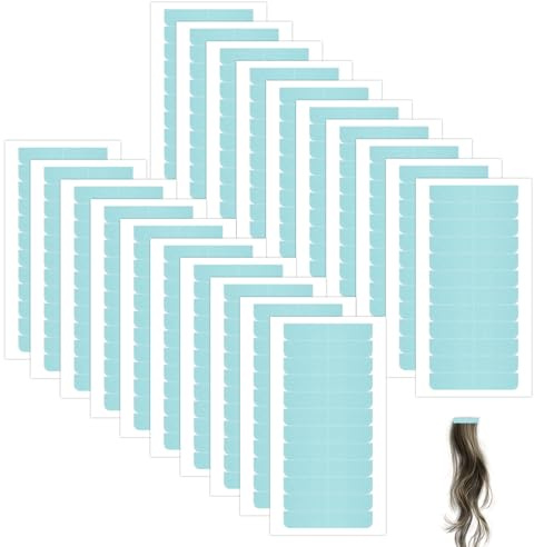 240pcs Hair Extension Tape Tool, Invisible Double Sided Replacement Wig Adhesive, Breathable Comfortable Waterproof Hair Styling Essential for Women and Girls