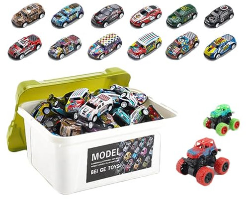 DCochee - Modelo de coche de aleación, juguetes para coche de inercia, kit de juguete para coche de inercia fundido, tirar hacia atrás, coche multiusos para escuela, parque, al aire libre, casa