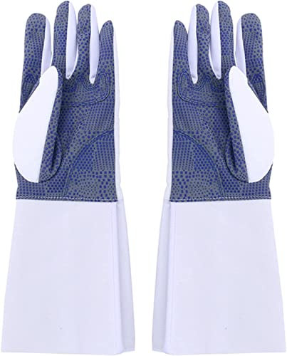 JUFKGBAR Handschuhe rutschfeste Kunststoff-Fechthandschuhe, Spitzen-Wettkampfhandschuhe, Folienhandschuhe, Degenhandschuhe, Säbelhandschuhe, professionelle Fecht-Trainingsausrüstung
