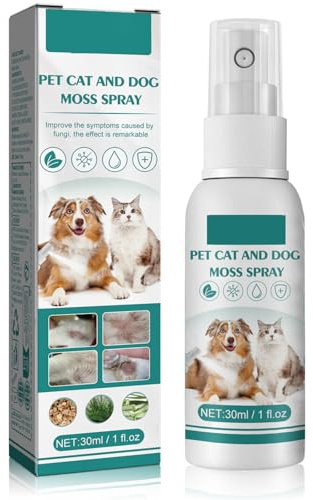 Rakiuty Spray para Heridas para Mascotas,Cuidado de la Piel y Heridas para Mascotas,Cuidado de Heridas para Gatos,Spray para Heridas Perro,para Limpieza y Cuidad de Heridas,30ML