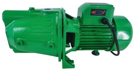 FP-TECH Pompa Autoclave Volumetrica Autoaddescante FP-JET100A 750W Corpo Alluminio, Girante Ottone, Portata 60 l/min, Prevalenza 38 m, Aspirazione 7 m, Motore Monofase 230V, Silenziosa e Affidabile