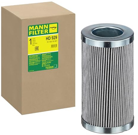 MANN-FILTER, HD 929 Hidráulico | Para Off-Highway, Pureza fluido hidráulico, Filtración máxima, Protección sistema hidráulico, Calidad original OE