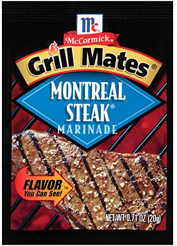 McCormick Grill Mate MONTREAL STEAK Marinade .71oz (15 Packets)