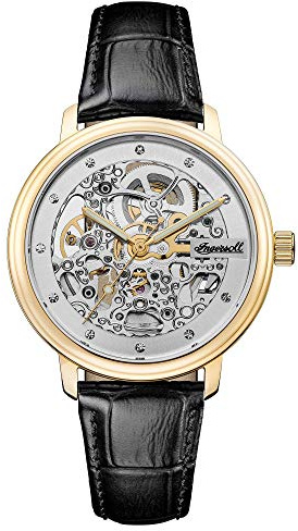 Ingersoll The Crown Ladies Automatic Watch I06102 with a Stainless Steel case and Genuine Leather Strap
