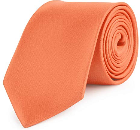 Ladeheid Herren Breite Krawatte KP-8(Aprikose, 150cm x 8cm)