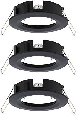 Paulmann 92481 Einbauleuchte Choose Spot Starr Max. 3x10W Deckeneinbaustrahler Schwarz Matt Einbaulampe Ohne Leuchtmittel Alu
