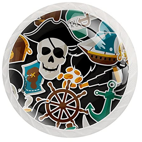 Set di 12 pomelli rotondi per cassettiera, armadietto, armadio, con viti, per casa, ufficio, cameretta dei bambini