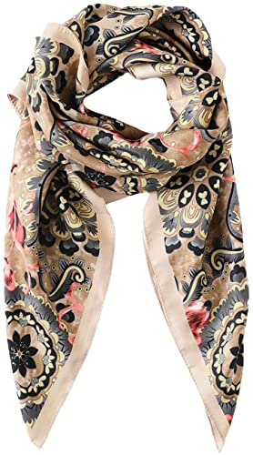 MAIRY Head Scarfs for Women Silk Hair Wrap for Sleeping Square Scarves Bandanas Ladies Neckerchief Women's Scarves & Wraps 07903