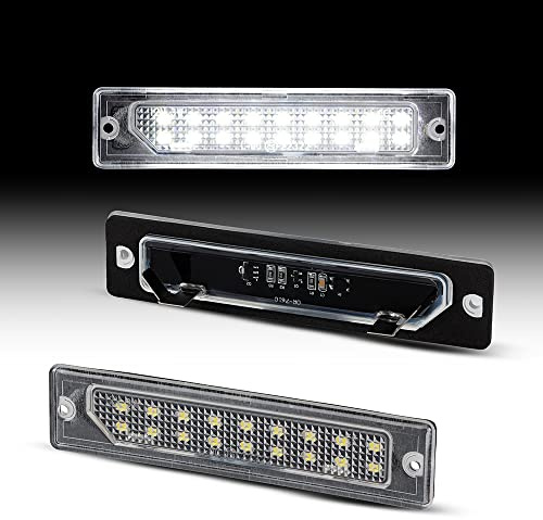 Recambo LED-registreringsskyltbelysning med E-godkännande | Plug & Play | CanBus felfri | SMD registreringsskyltbelysning kompatibel med Fiat Ducato II | Typ 230/244 | BJ 1994 2006