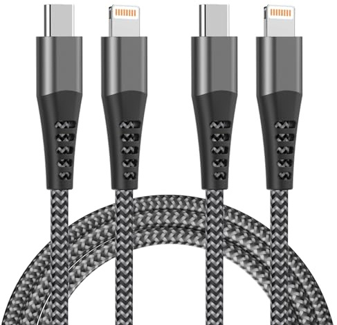 Câble iPhone USB C 1M 2Pack[Certifié Apple MFi], Câble USB C vers Lightning Cable iPad Charge Rapide Cable Chargeur iPad Câble Lightning USB C Cordon Fil pour iPhone 14 Pro Max/14 Plus/13/12/11/XS