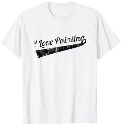 J'aime peindre Peintre en bâtiment Artisan T-Shirt
