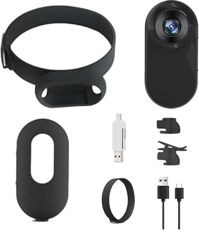 Caméra d'action Corporelle - Caméra À Collier De Chat pour Animal De Compagnie, Caméra De Capture Vidéo De Haute Qualité, Caméra Collier sans Fil HD 1080P pour Caméra De Sécurité À Domicile