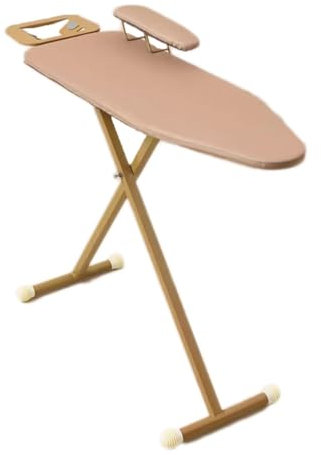 Tabla de planchar plegable, tabla de planchar con panel de metal y soporte for plancha, cubierta resistente al calor y a las quemaduras, tabla de planchar resistente de altura ajustable con rejilla fo