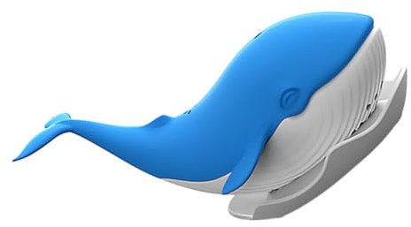 SHOWERORO 2pcs Whale Shape Silicone Tea Infuser Creative Blue Tea Straining Tool for Loose to Clean Mugs and Cups