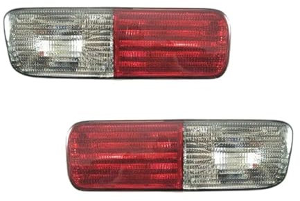 CHROX Für Land Rover Discovery 2, 1 Paar Reflektor für hintere Stoßstange, Blinker, Bremsleuchte, Rückfahrleuchte, Xfb000720 Auto Heckstoßstangenleuchte