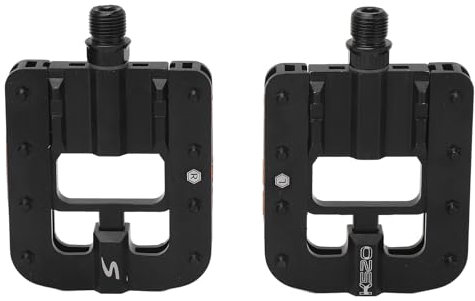 Fahrradpedale, Klapppedal aus Hochfester Aluminiumlegierung f¨¹r Nachtfahrten, mit Reflektoren, Rutschfesten N?geln