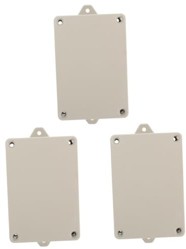 jojofuny 3pcs Box Box Junction for Outdoor Electronic Junction Plastic Project Weatherproof Use