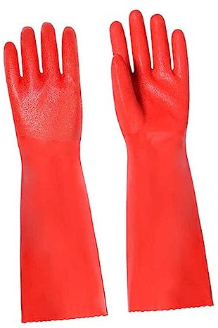 KICHOUSE Dishwashing Gloves Heavy Duty Washing up Gloves Thicken Kitchen Cleaning Non-slip Housework