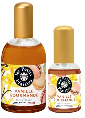 Lote Eau de Toilette Vainilla Golosa, 110ml y 30ml, perfume mujer cálido, dulce y reconfortante, cofre regalo, Fabricado en Francia