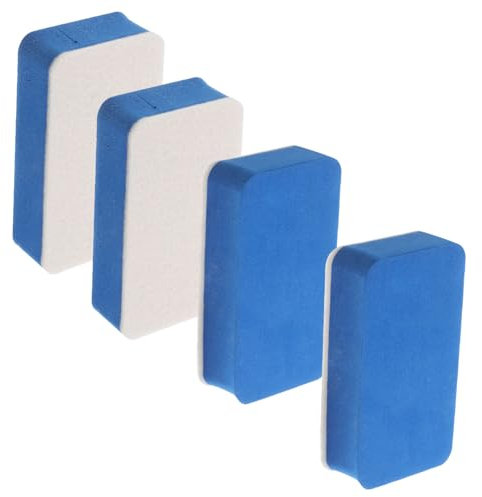 HORIALENCE 4pezzi Spugne Rondonde Per Lucidatura Auto Applicatori Schiuma Per Pulizia Tamponi Per Cera Auto Rimozione Pellicola Olio Forniture Dettagli